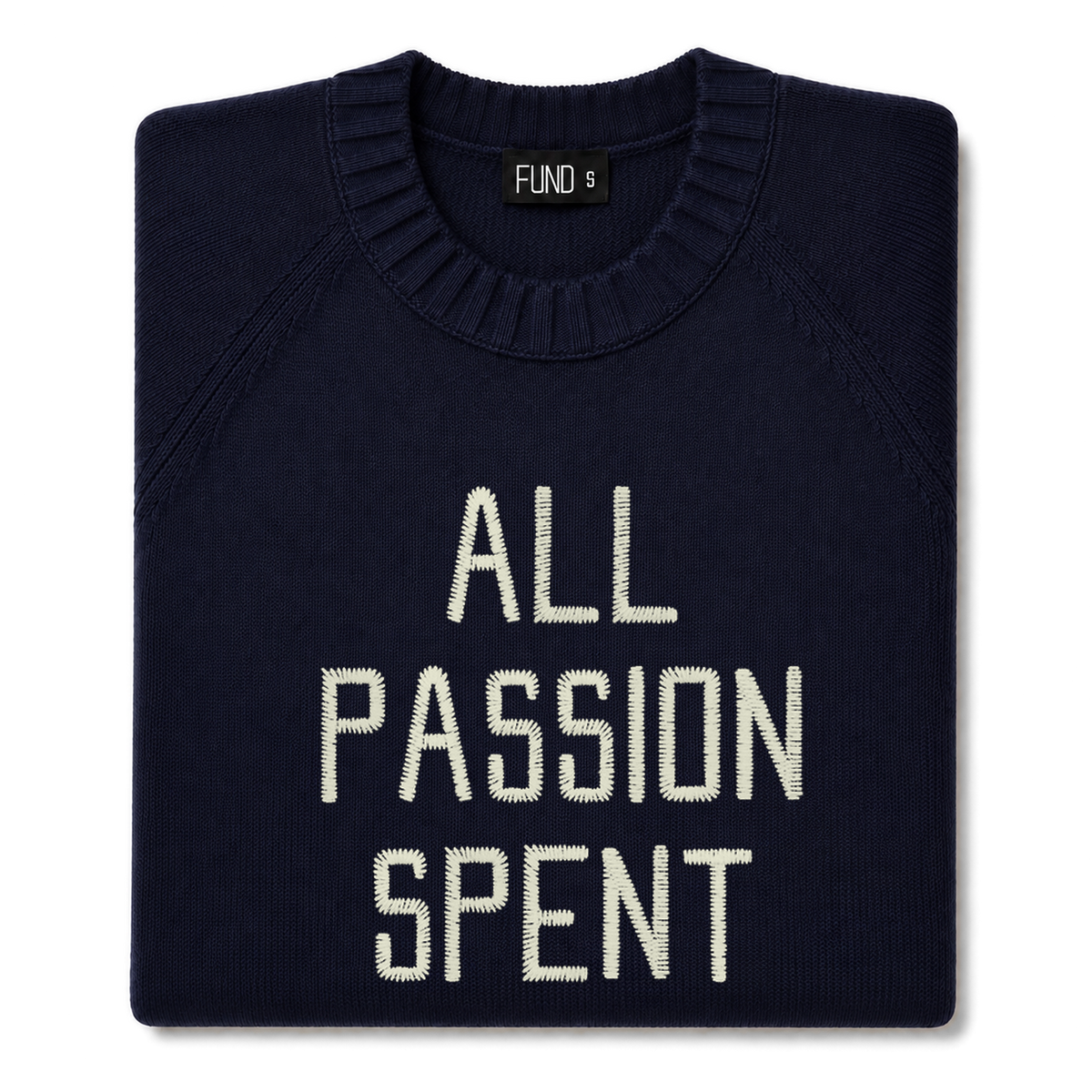 Made-in-England "All Passion Spent" Embroidered Jumper