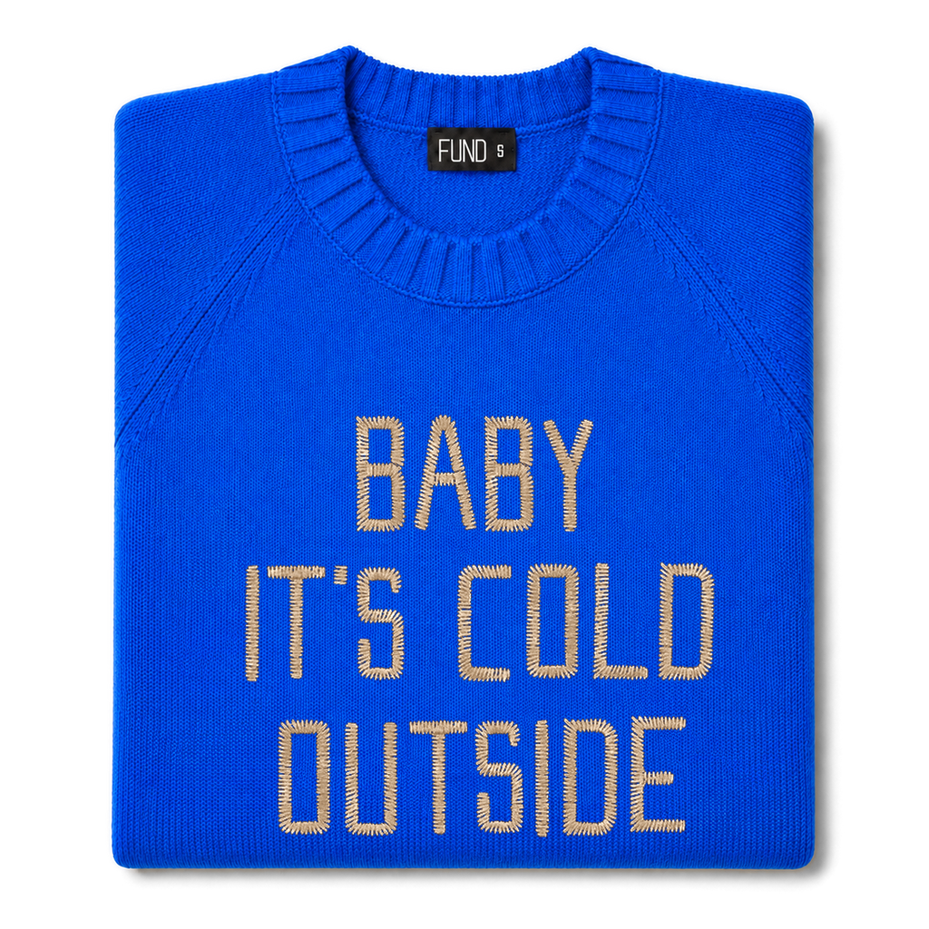 baby-its-cold-outside-embroidered-jumper-bright-blue-gold-archive-edit folded