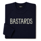 Made-in-England "Bastards" Embroidered Jumper