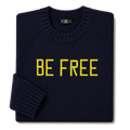 be-free-embroidered-jumper-navy-yellow-archive-edit folded