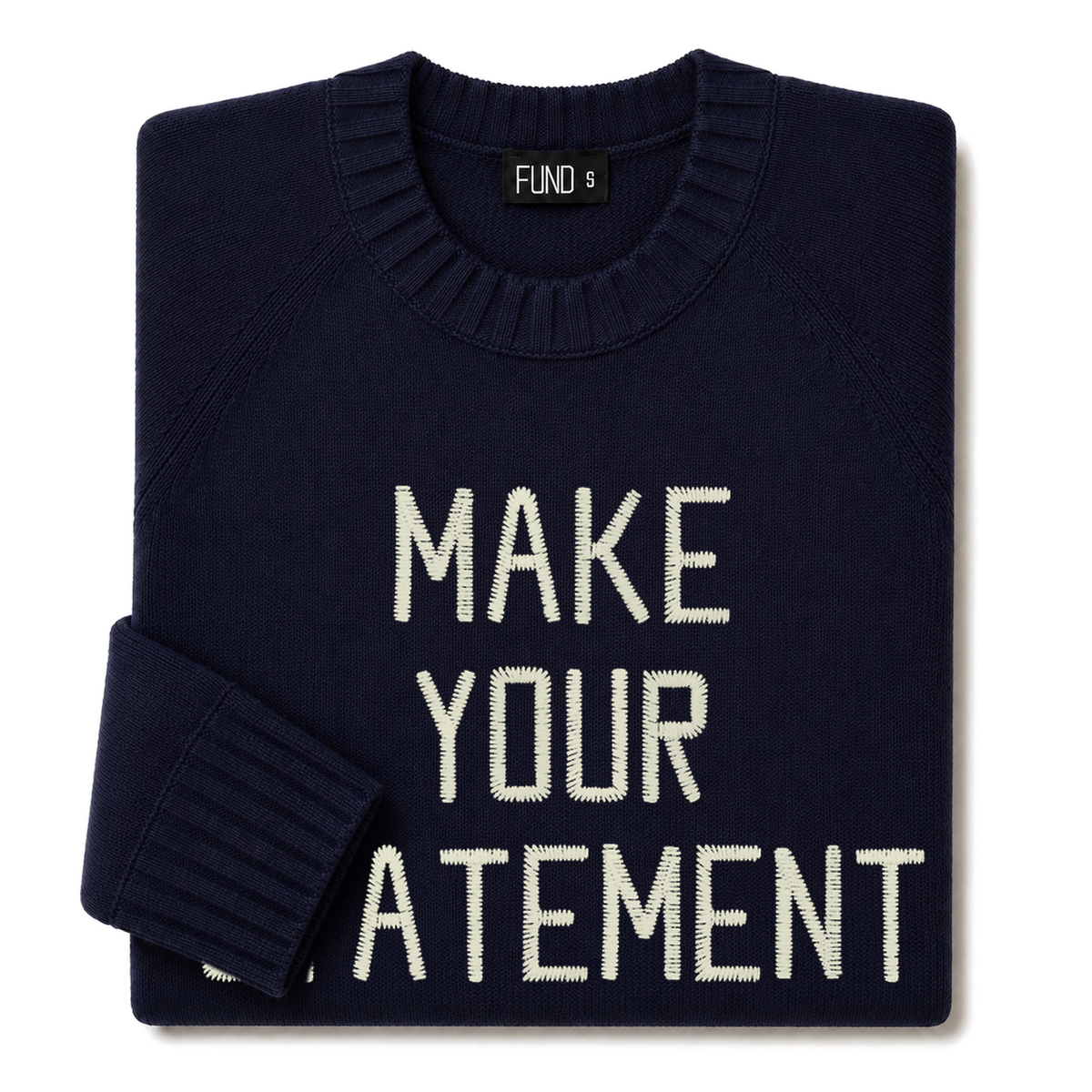 Made In England "Momento" Fully Bespoke Embroidered Jumper