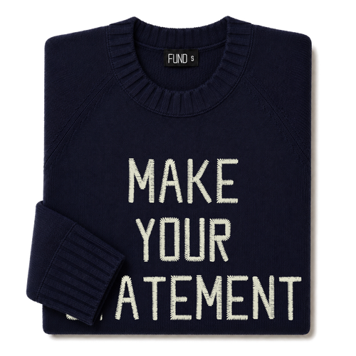 Made In England "Momento" Fully Bespoke Embroidered Jumper