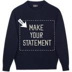 Made In England "Momento" Fully Bespoke Embroidered Jumper