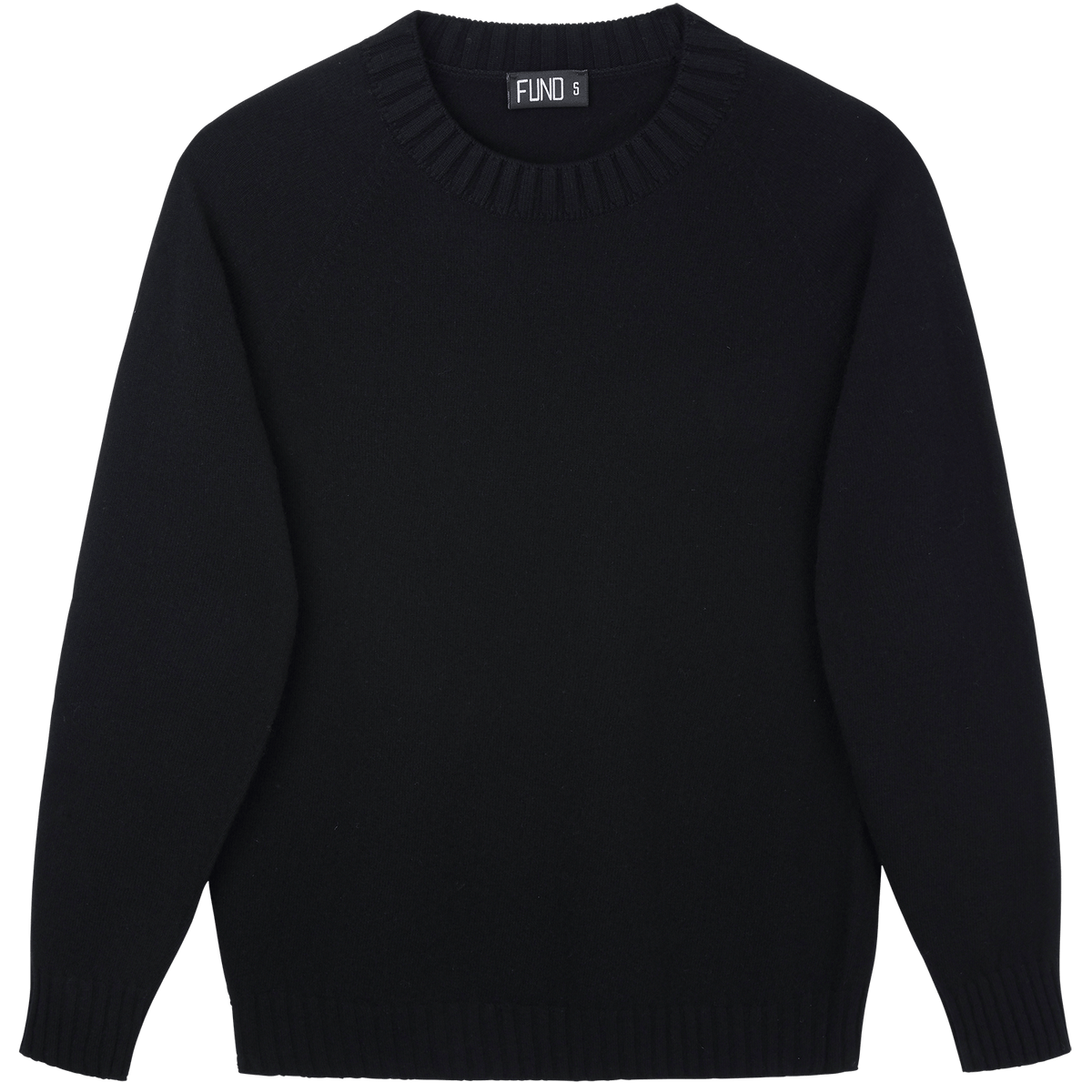 Made In England "Black" Lambswool Jumper