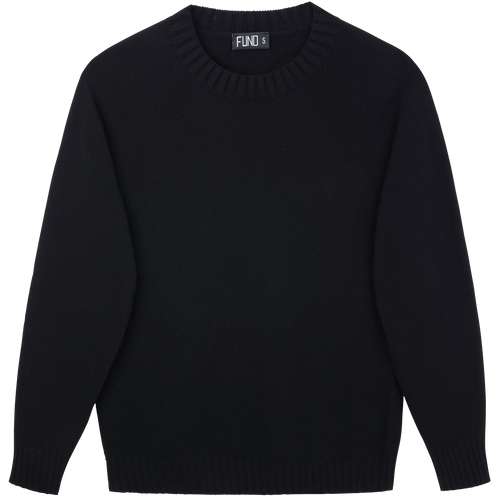 Made In England "Black" Lambswool Jumper