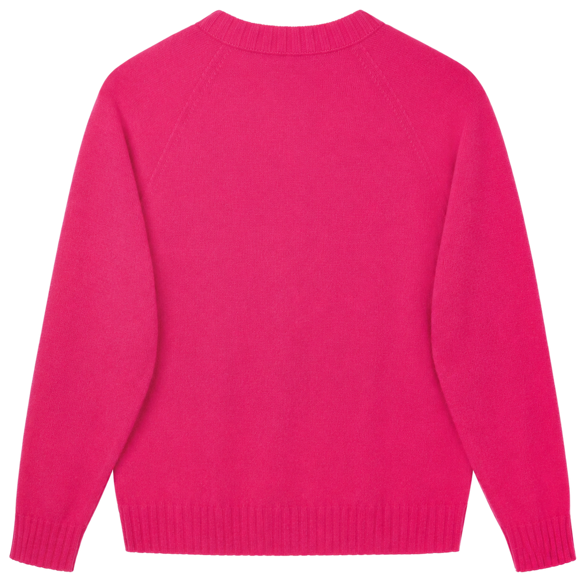 Made-in-England "Utter Nonsense" Embroidered Jumper Bright Pink/Green Archive Edit
