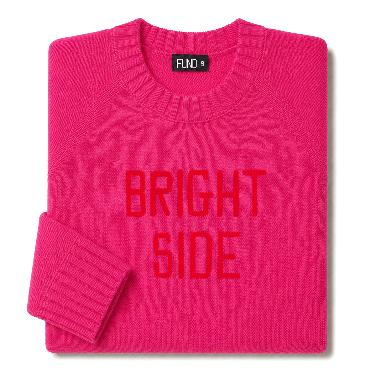 Made-in-England "Bright Side" Embroidered Jumper