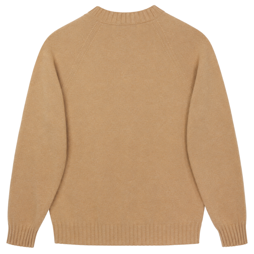 Made In England "Camel" Lambswool Jumper