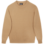 Made In England "Camel" Lambswool Jumper