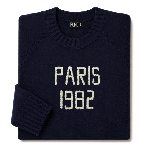 Made In England "Name And Date Milestone" Bespoke Embroidered Jumper