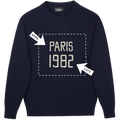 Made In England "Name And Date Milestone" Bespoke Embroidered Jumper