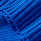 Made-in-England "Apres Ski" Embroidered Jumper Bright Blue/Ivory Archive Edit