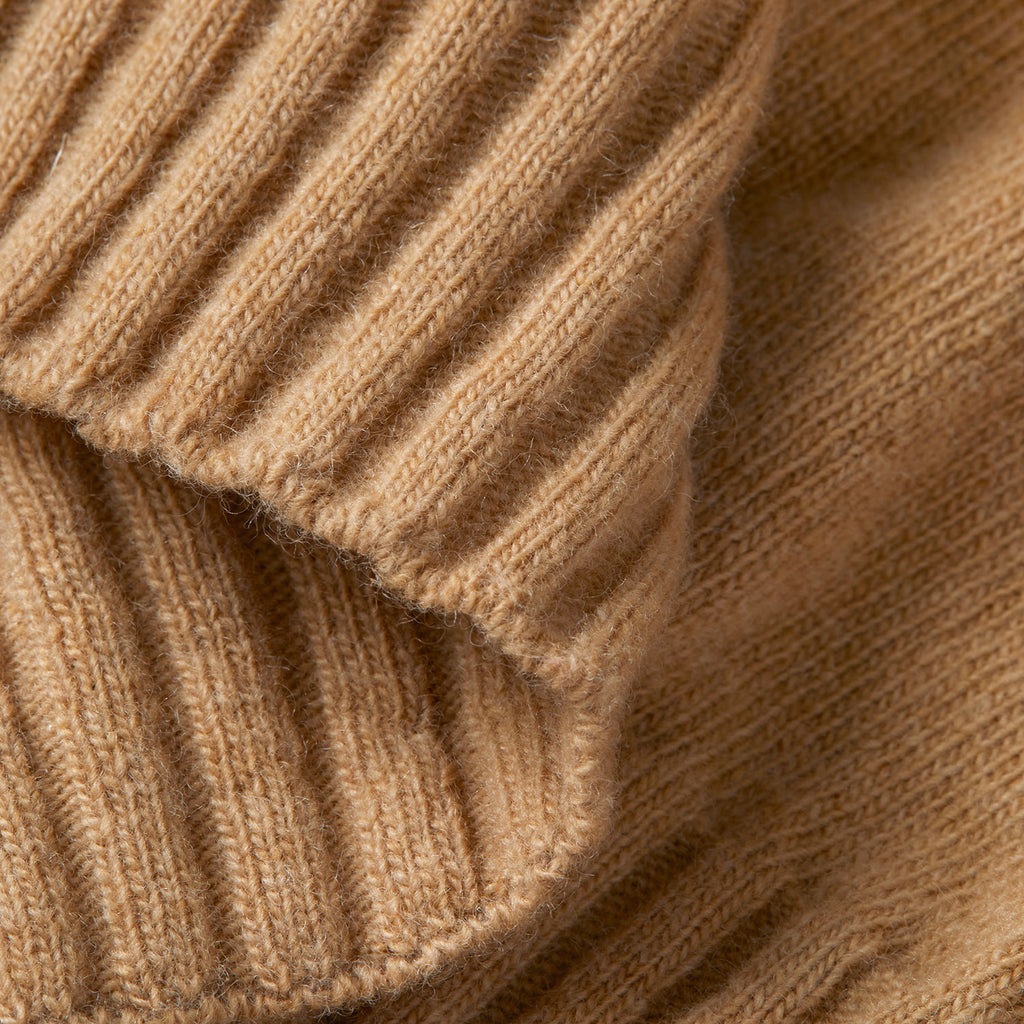 Made In England "Camel" Lambswool Jumper