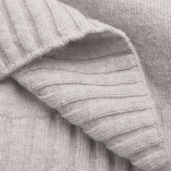 Made-in-England "Utter Nonsense" Embroidered Jumper Grey/Brown Archive Edit