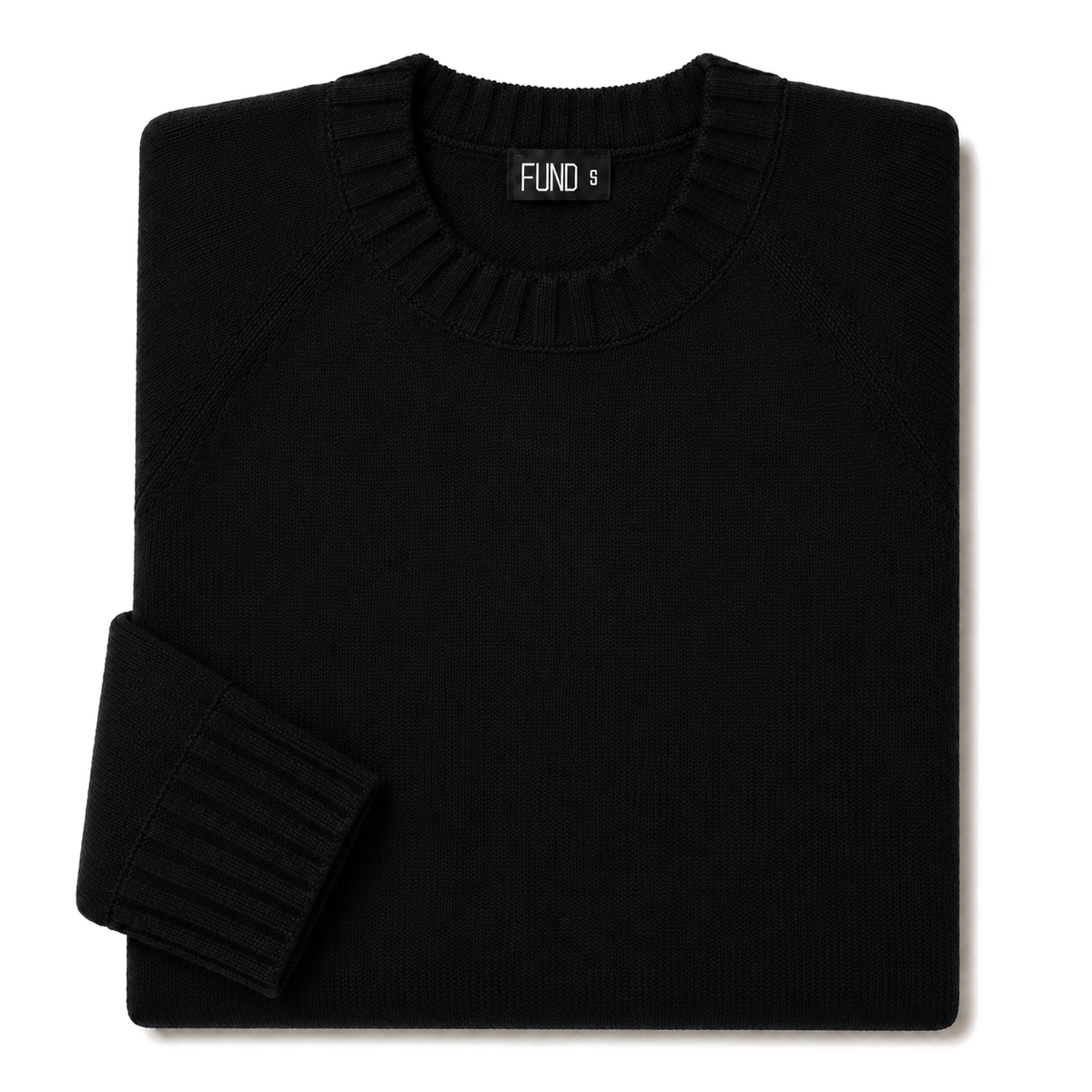 Made In England "Black" Lambswool Jumper