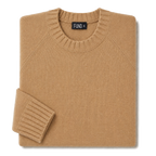 Made In England "Camel" Lambswool Jumper