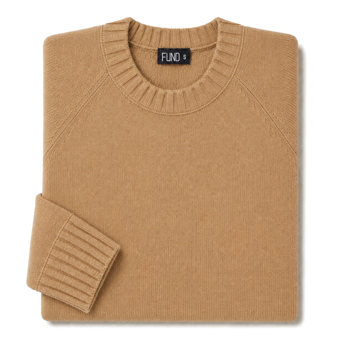 Made In England "Camel" Lambswool Jumper