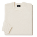 Made In England "Ivory" Lambswool Jumper