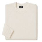 Made In England "Ivory" Lambswool Jumper