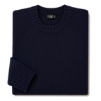 Made In England "Navy" Lambswool Jumper