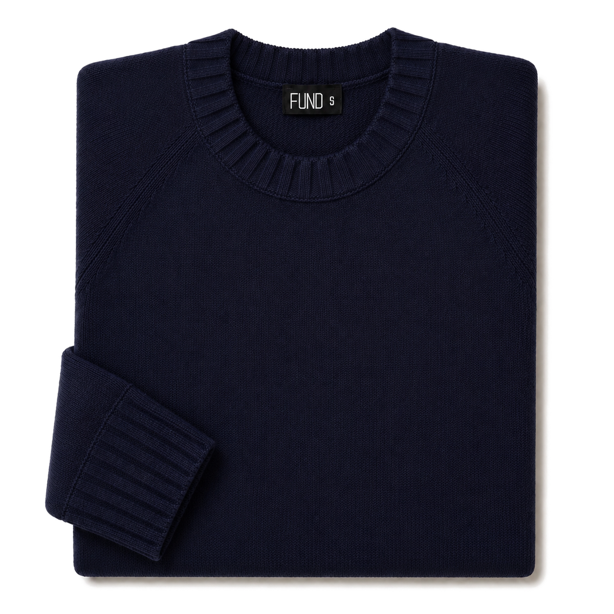 Made In England "Navy" Lambswool Jumper