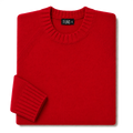 Made In England "Red" Lambswool Jumper