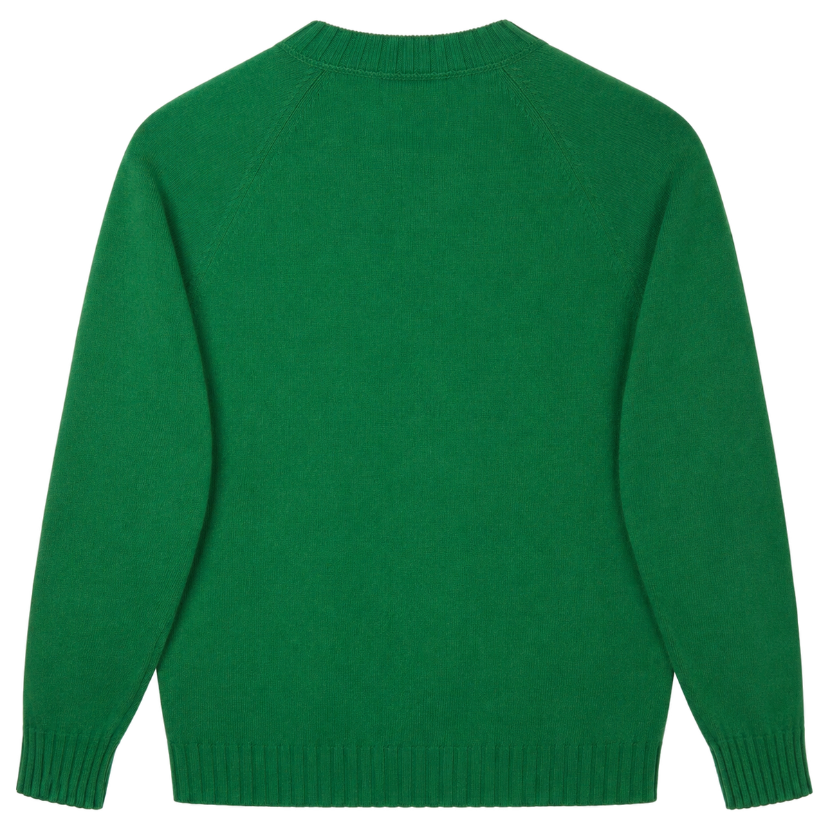 Made-in-England "Utter Nonsense" Embroidered Jumper LIMITED EDITION in Green, back