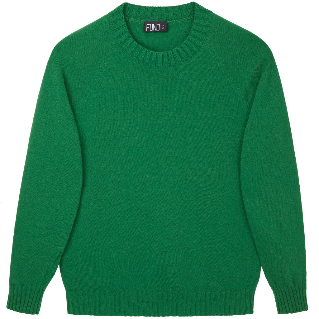 Made In England "Taylor Swift Green" Lambswool Jumper