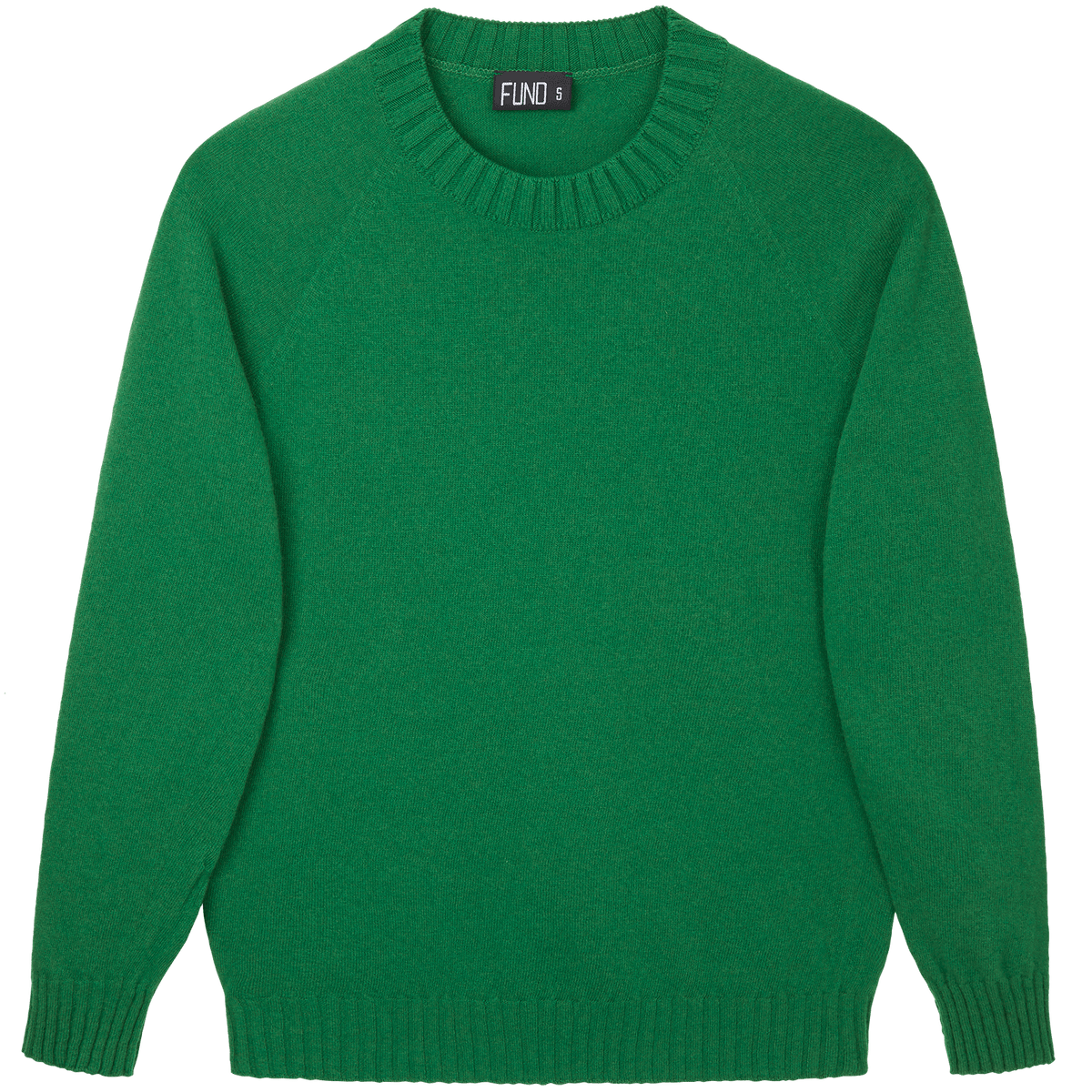 Made-in-England "Utter Nonsense" Embroidered Jumper LIMITED EDITION in Green