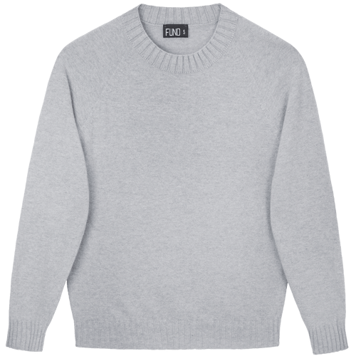 Made In England "Grey" Lambswool Jumper