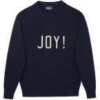 Made-in-England "Joy!" Embroidered Jumper