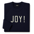 Made-in-England "Joy!" Embroidered Jumper