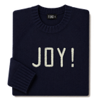 Made-in-England "Joy!" Embroidered Jumper