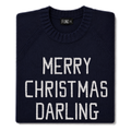 Made-in-England "Merry Christmas Darling" Embroidered Jumper