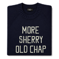 Made-in-England "More Sherry Old Chap" Embroidered Christmas Jumper