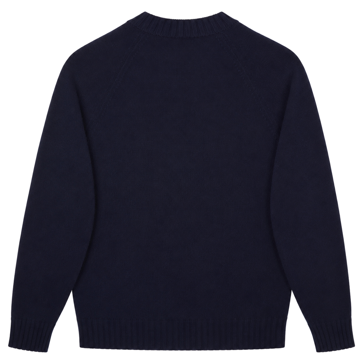 Made In England "Name And Date Milestone" Bespoke Embroidered Jumper in Navy, back
