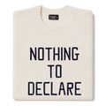 Made-in-England "Nothing to Declare" Embroidered Jumper