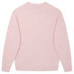 Made-in-England "Rebel" Embroidered Jumper Pale Pink/Red Archive Edit