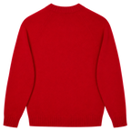 Made In England "Red" Lambswool Jumper