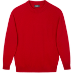 Made In England "Red" Lambswool Jumper