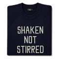 Made-in-England "Shaken Not Stirred" Embroidered Jumper