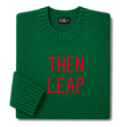 then-leap-embroidered-jumper-green-red-archive-edit folded
