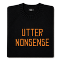 utter-nonsense-embroidered-jumper-black-orange-archive-edit folded
