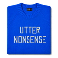 utter-nonsense-embroidered-jumper-bright-blue-ivory-archive-edit folded