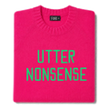 utter-nonsense-embroidered-jumper-bright-pink-green-archive-edit folded