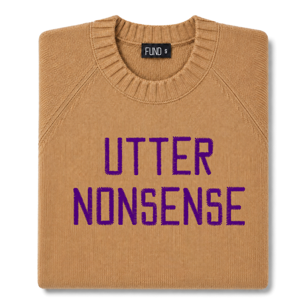 utter-nonsense-embroidered-jumper-camel-purple-archive-edit folded