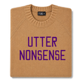 utter-nonsense-embroidered-jumper-camel-purple-archive-edit folded