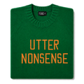 utter-nonsense-embroidered-jumper-green-orange-archive-edit folded