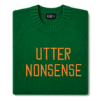 utter-nonsense-embroidered-jumper-green-orange-archive-edit folded