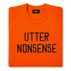 utter-nonsense-embroidered-jumper-orange-navy-archive-edit folded